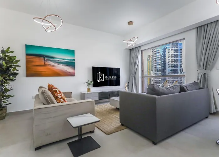 Elite Lux Holiday Homes - Beachside Haven Stylish 1 Bhk In Jbr Dubai
