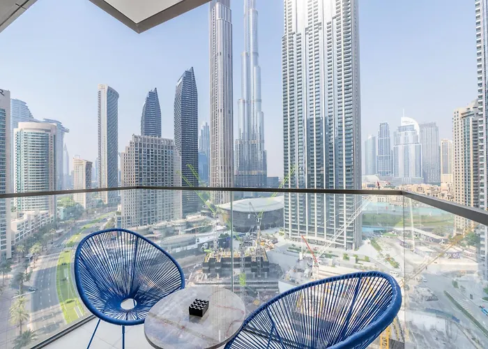 Stylish 3Br Plus Maid\'S Room In Burj Crown With Burj Khalifa View