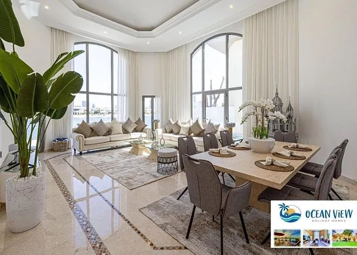 Beachfront Luxury Villa 5 Bedroom And 1 Maids Room, Private Pool And Direct Beach Access, Villa Palm Jumeirah