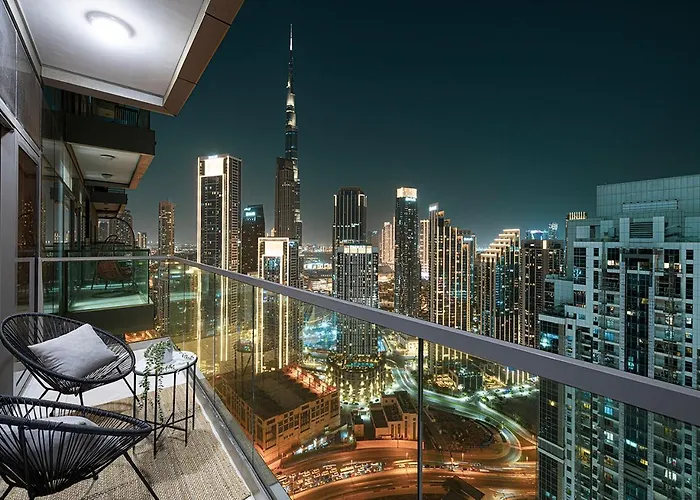 High Floor Apartment In 5 Star Hotel With Infinity Pool Burj View Gym Spa Sauna