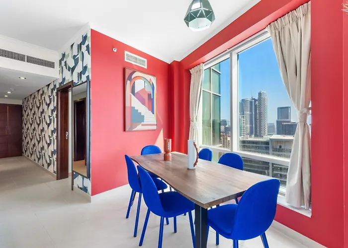 Stylish 1 Bedroom - Burj Khalifa View- 5Mn Walk To Dubai Mall-Apartment In Burj Views Tower