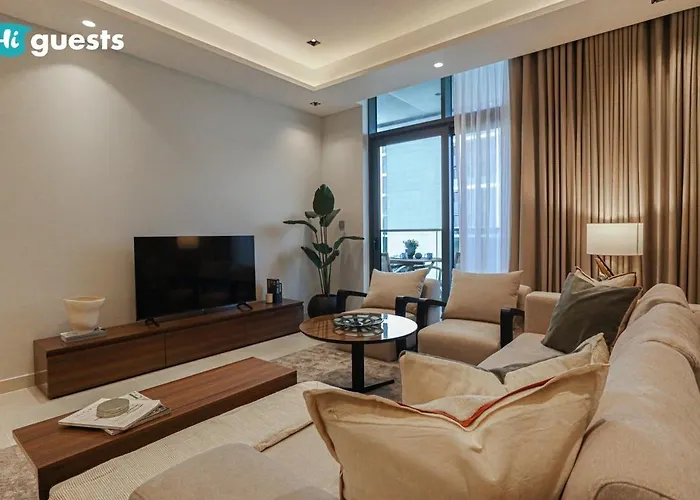 Higuests - Stylish 1Br Retreat With Modern Interiors In Dubai