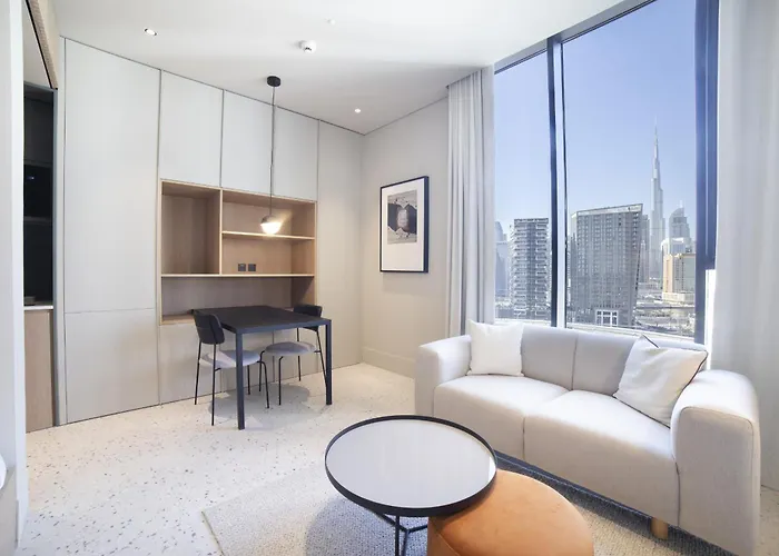 Business-Ready Executive Studio With Burj View, Upside Living 2001