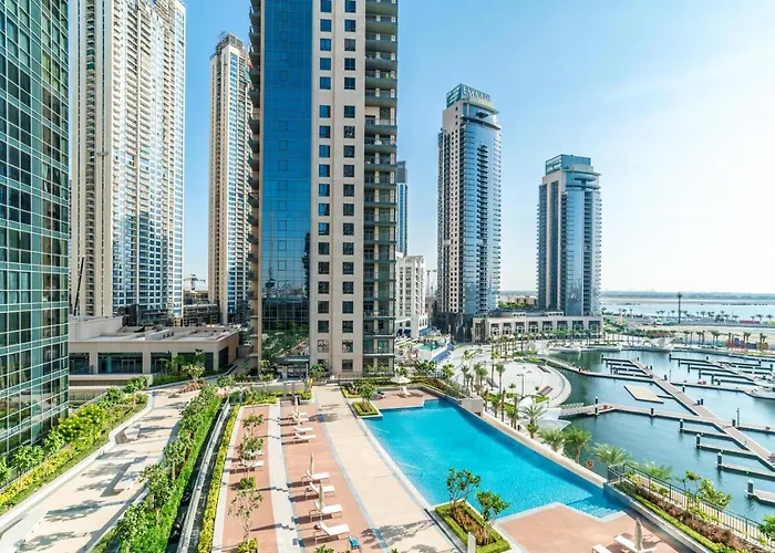 Lux Bnb Dubai Creek Residences Harbour Views