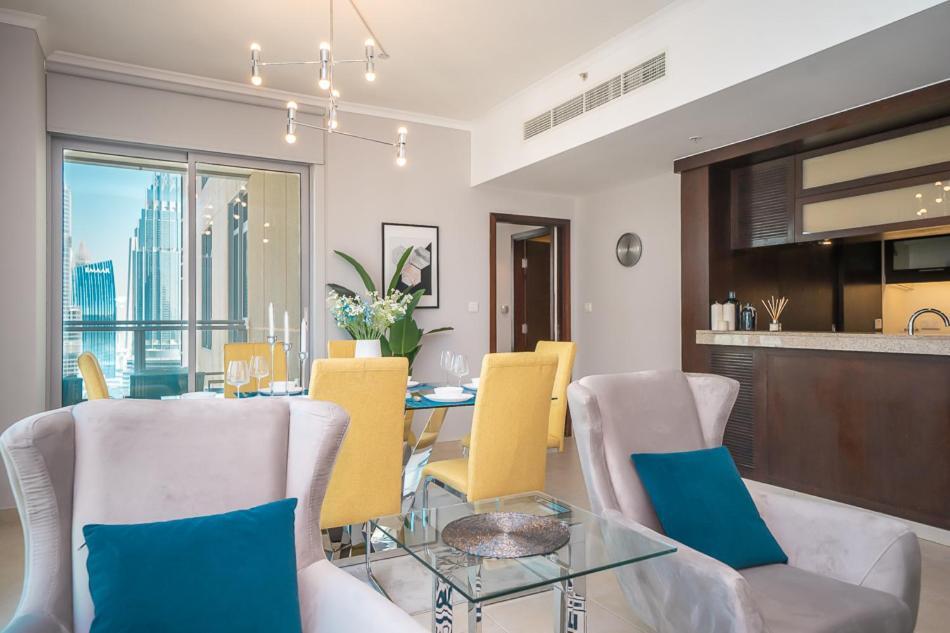 Durrani Homes - Residences Lux Two Bedroom With Burj Khalifa Fountain View Dubai