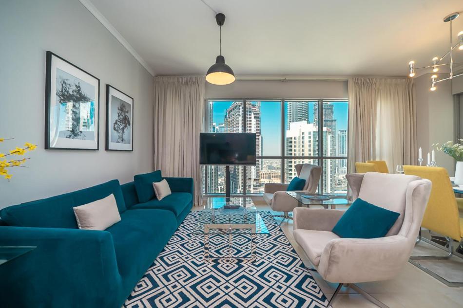 Durrani Homes - Residences Lux Two Bedroom With Burj Khalifa Fountain View Apartment