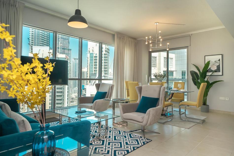 Durrani Homes - Residences Lux Two Bedroom With Burj Khalifa Fountain View Apartment Dubai