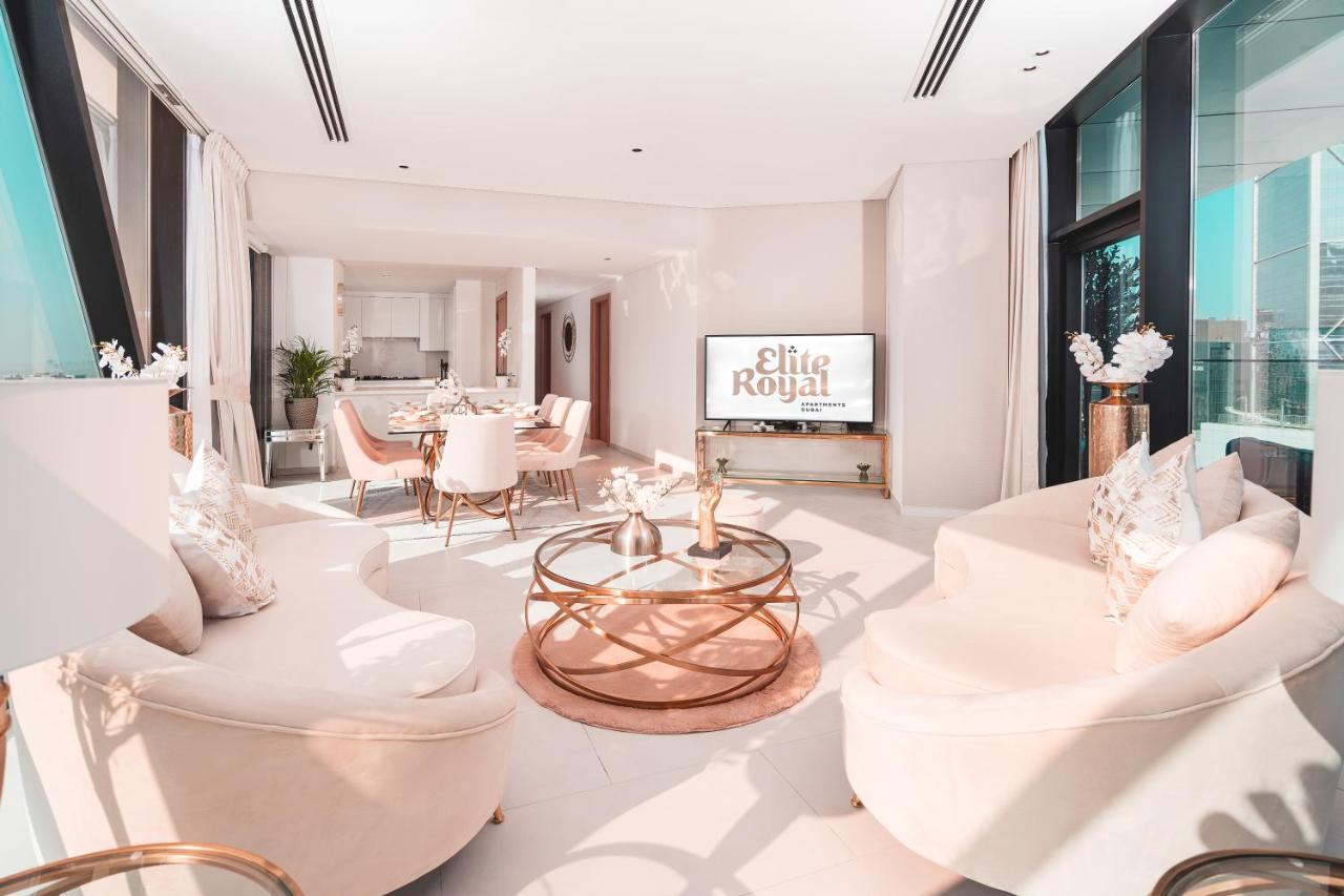 Apartment Elite Royal - Panoramic Burj Khalifa, Fountain & Skyline View - Marquise