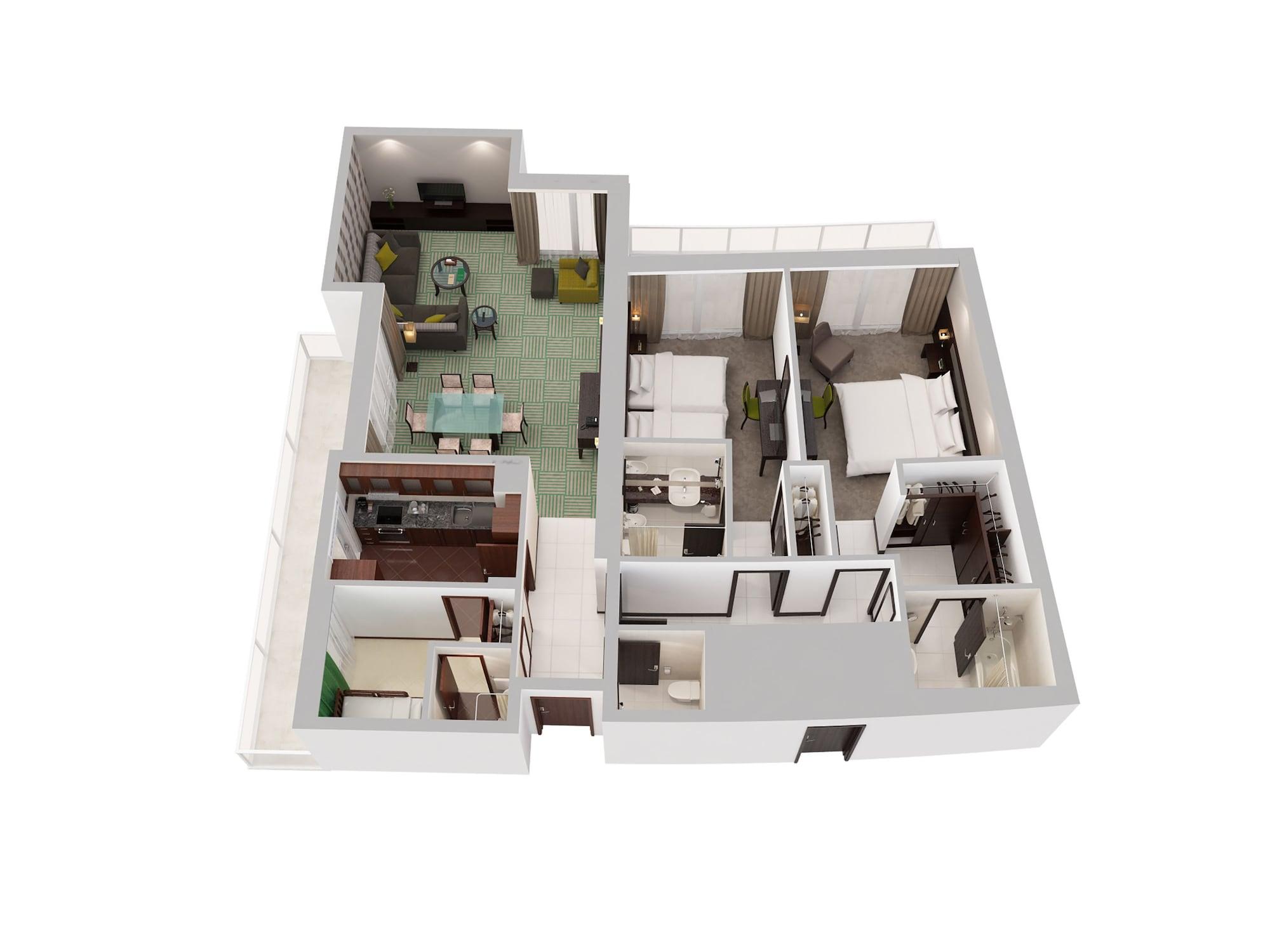 Flora Creek Deluxe Apartments, Aparthotel Dubai