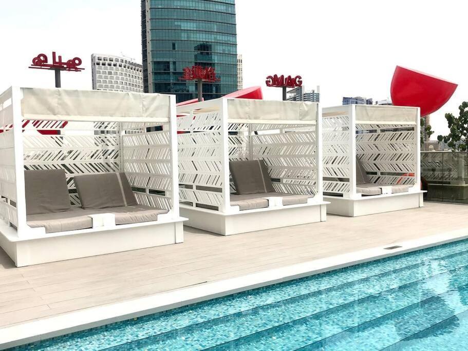 Apartment Urban King Bed With Burj Khalifa View & Mall