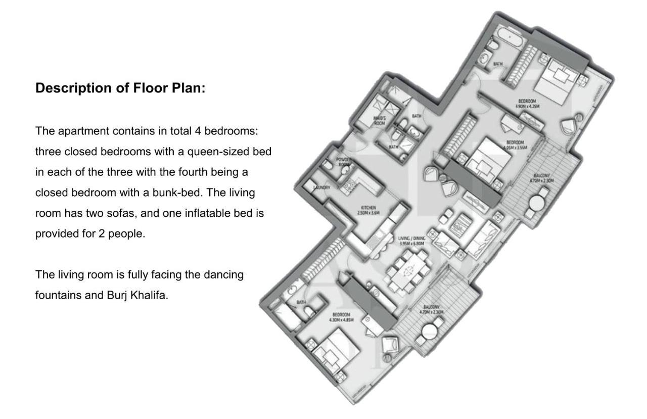 Elite Royal - Full Burj Khalifa & Fountain View - A/ced Direct Connection To Mall - Monarch Apartment *
