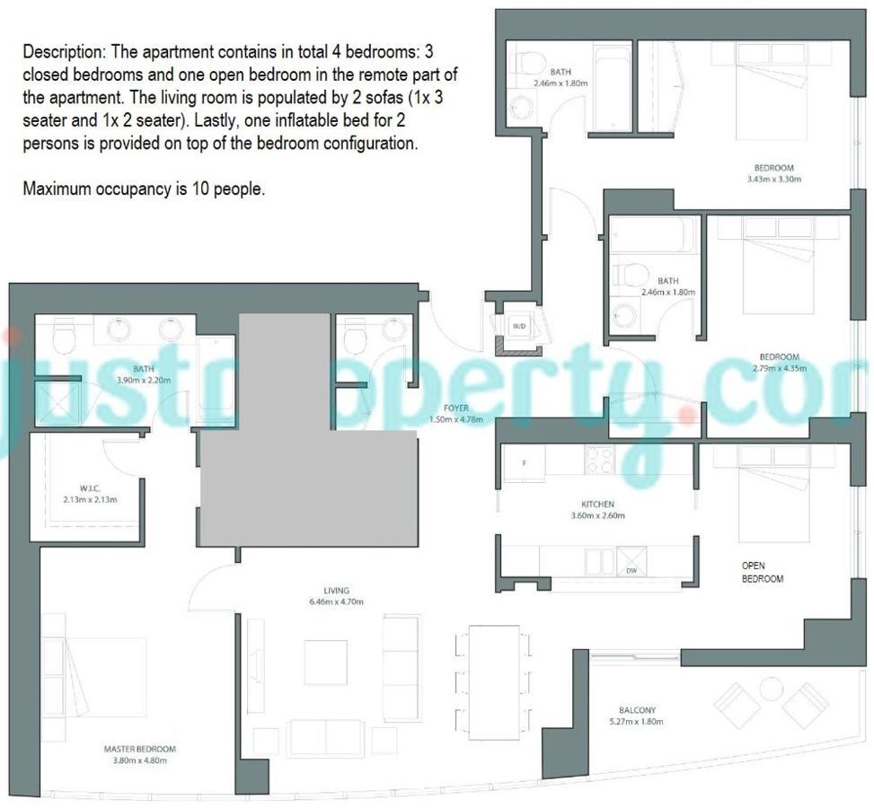 Apartment Elite Royal - Full Burj Khalifa & Fountain View - Palace Dubai