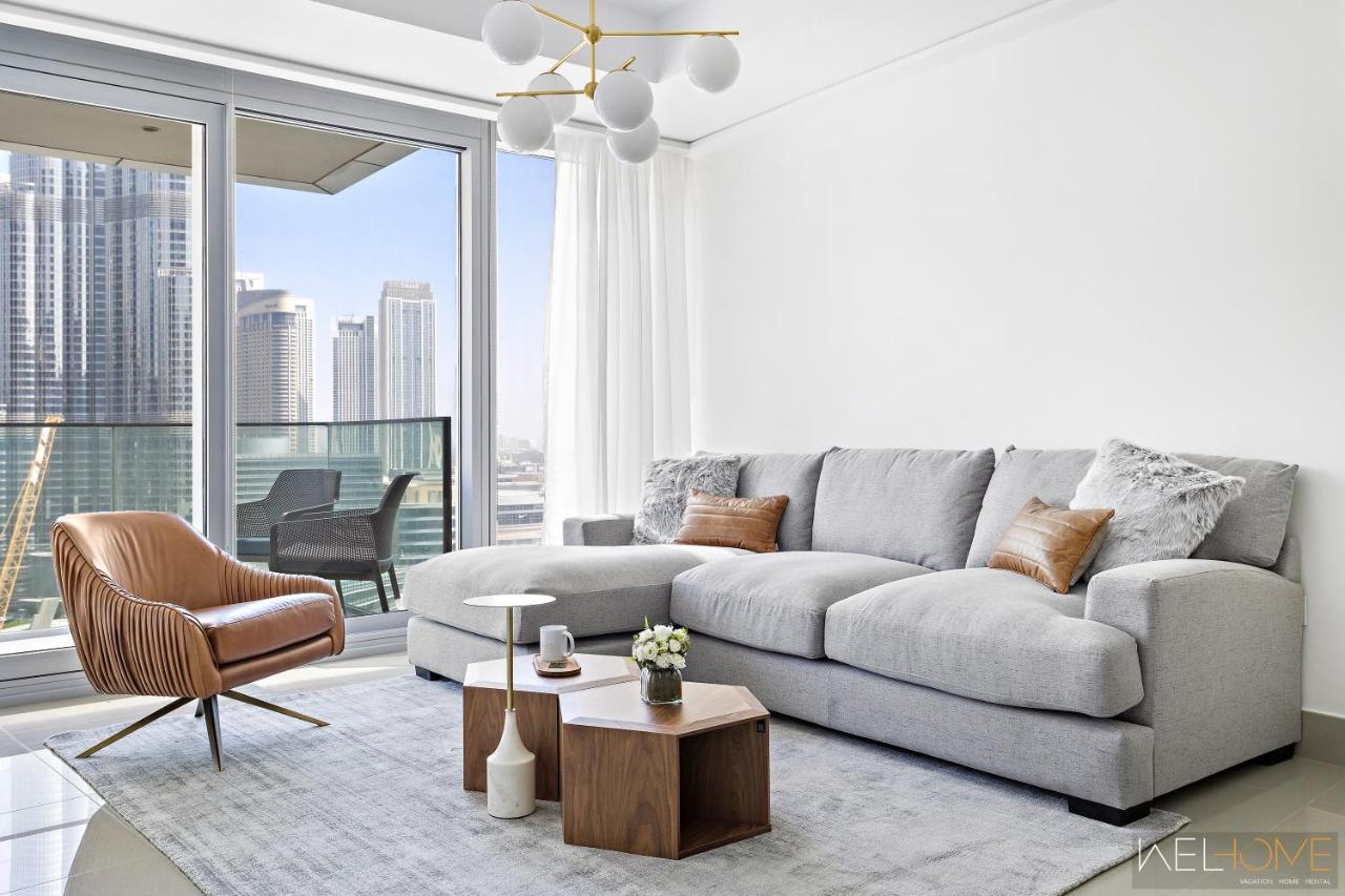 Welhome - Luxury Facing Burj Khalifa With Terrace * Dubai