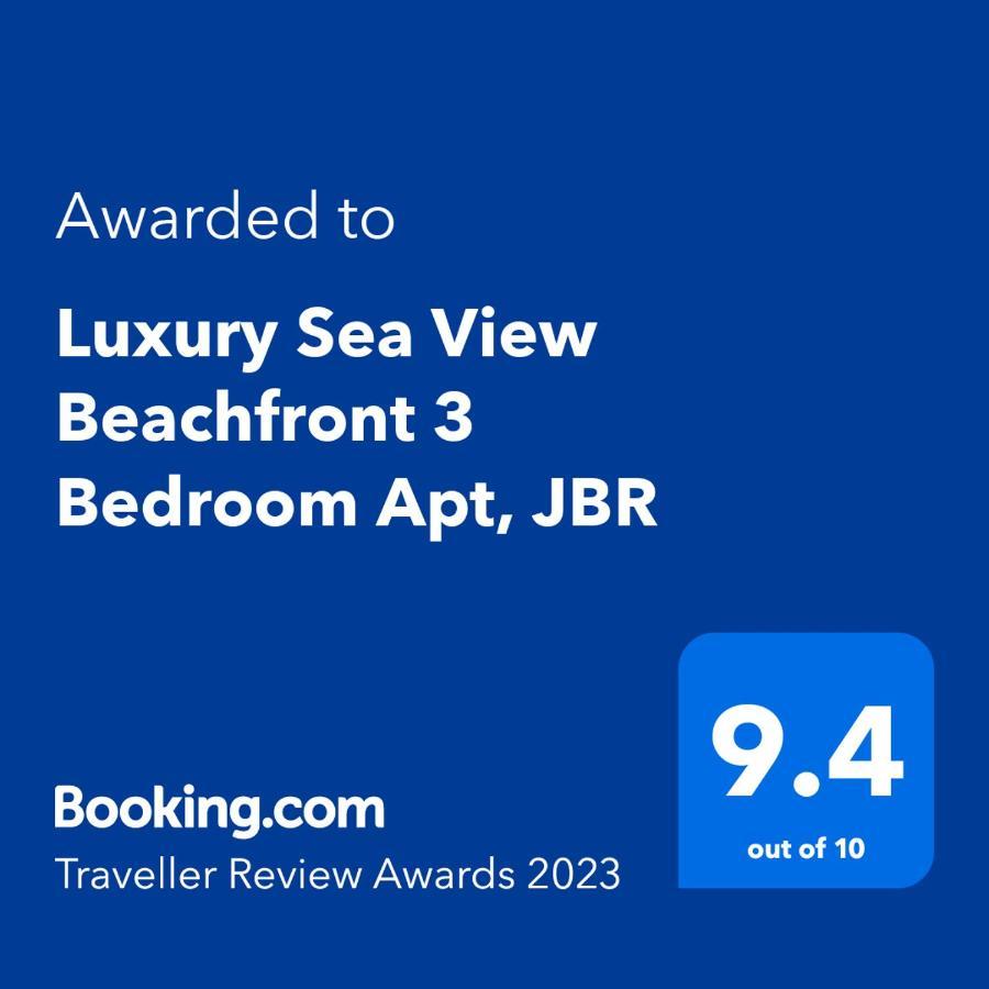 Apartment Luxury Sea View Beachfront 3 Bedroom Apt, Jbr Dubai