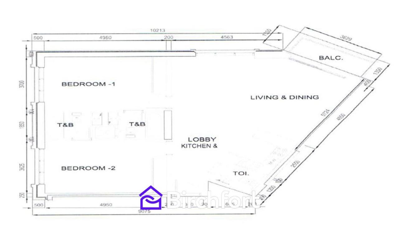 Apartment Birchfort - Newly Renovated Huge 2 Bedroom
