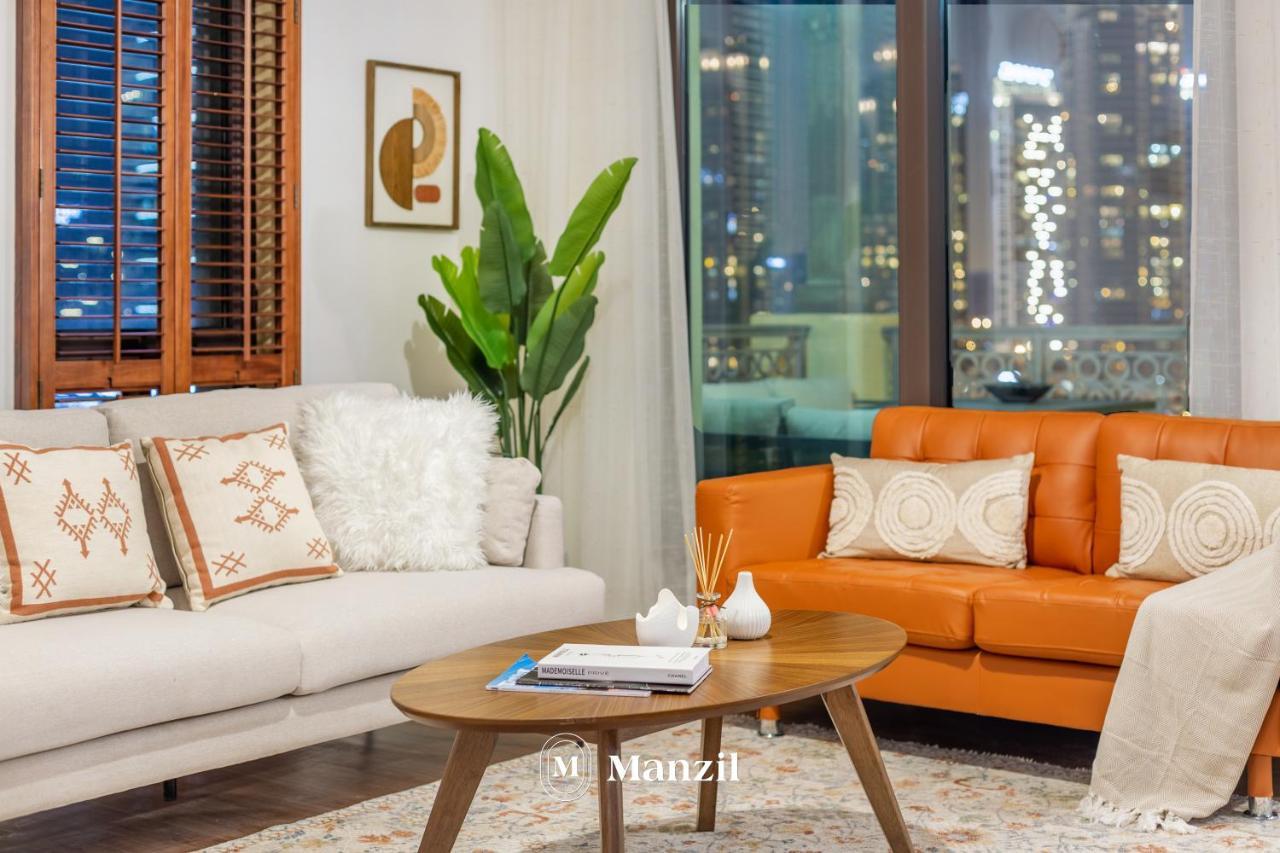 Manzil - Cozy 2br Penthouse With Private Terrace And Full Burj View In Downtown