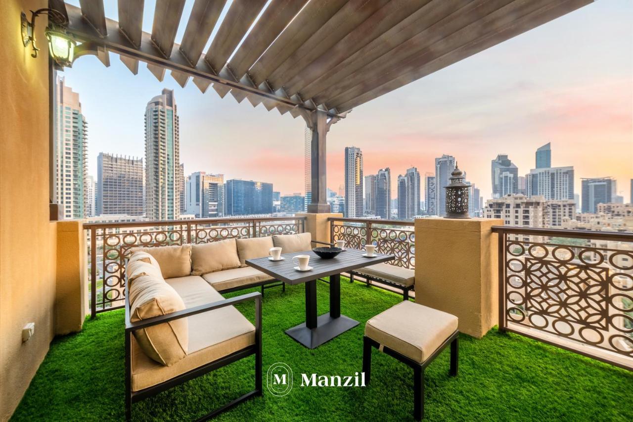 Apartment Manzil - Cozy 2br Penthouse With Private Terrace And Full Burj View In Downtown *