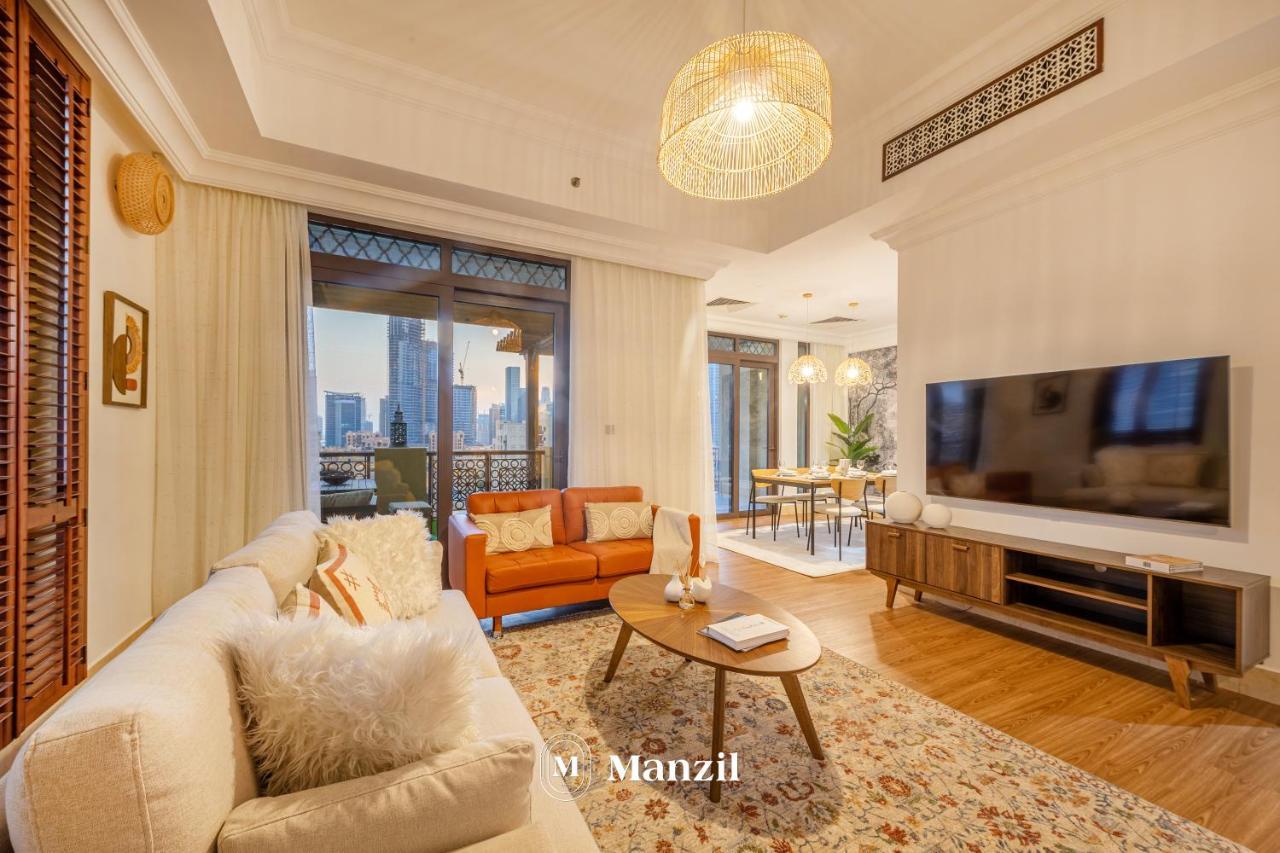 Apartment Manzil - Cozy 2br Penthouse With Private Terrace And Full Burj View In Downtown