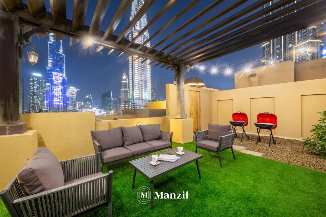 Manzil - Cozy 2br Penthouse With Private Terrace And Full Burj View In Downtown Apartment *