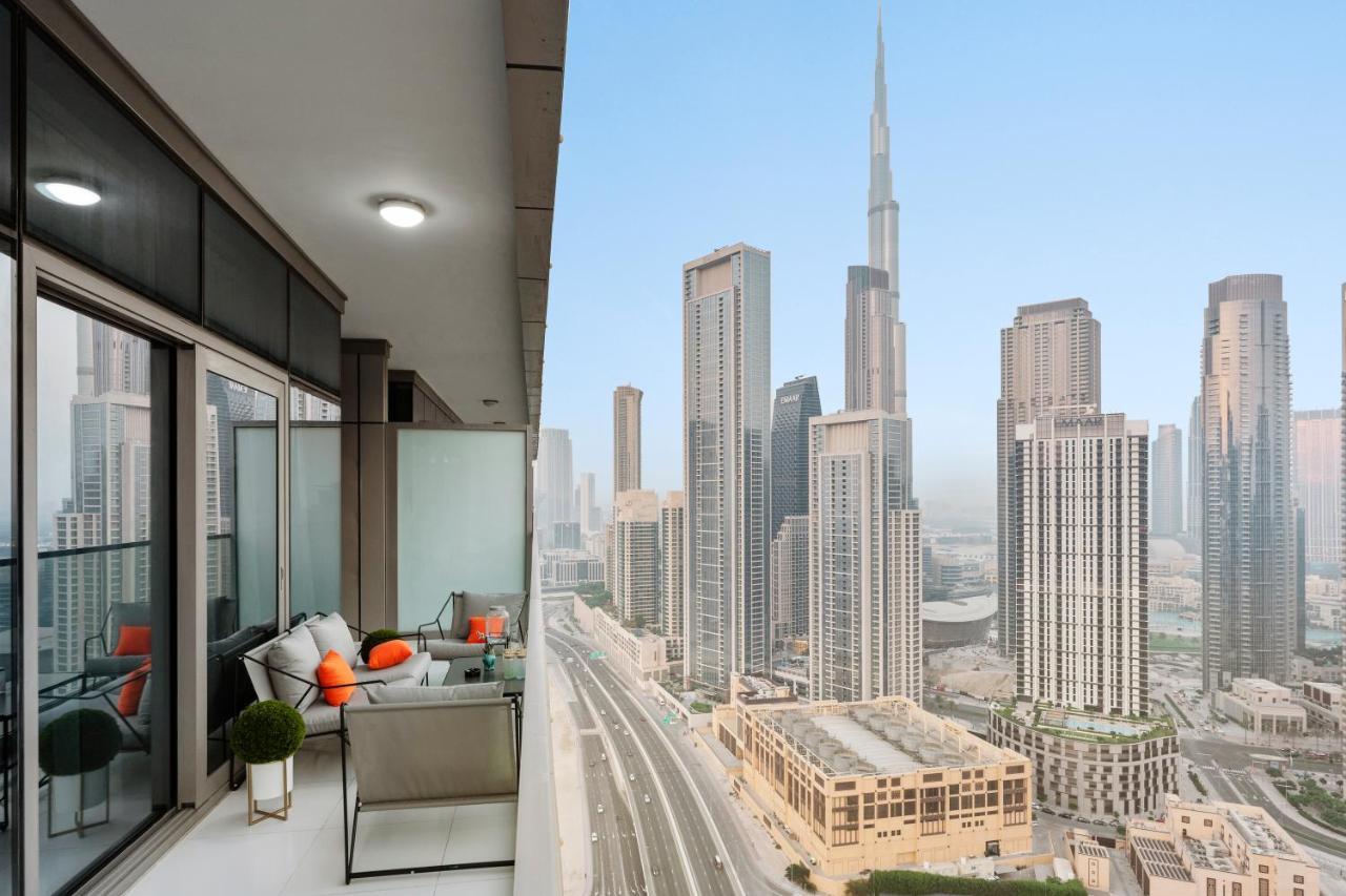 Full Burj Khalifa View Lux 2bedroom With Rooftop Pool Location In Paramount Midtown Apartment *
