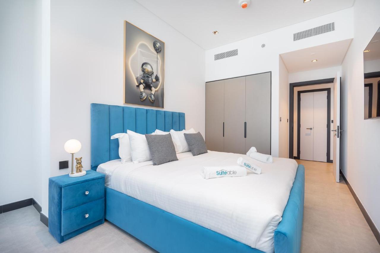 Azure Accents With Burj Khalifa View
