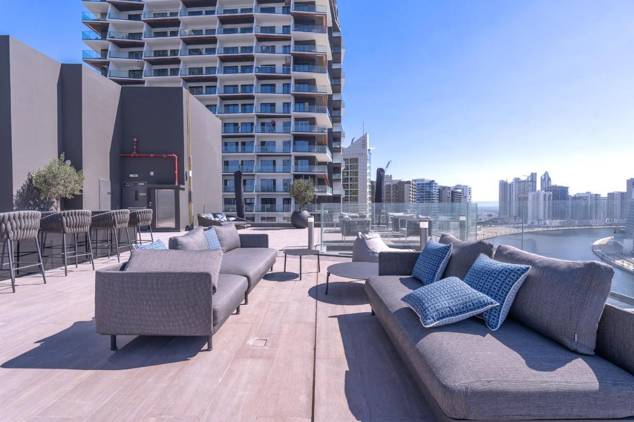 Azure Accents With Burj Khalifa View