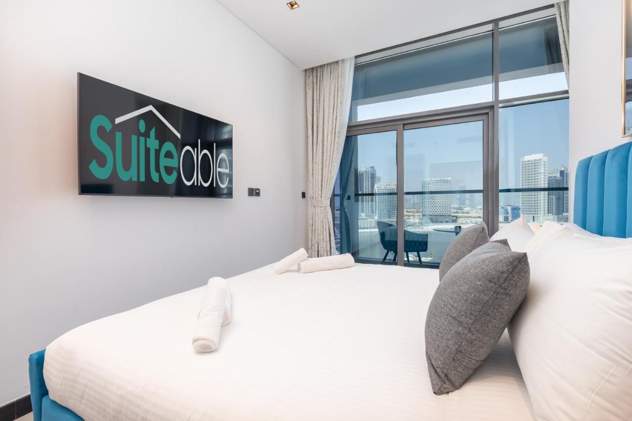 Azure Accents With Burj Khalifa View