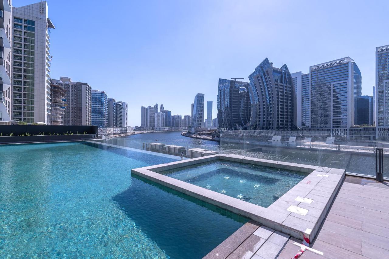Azure Accents With Burj Khalifa View