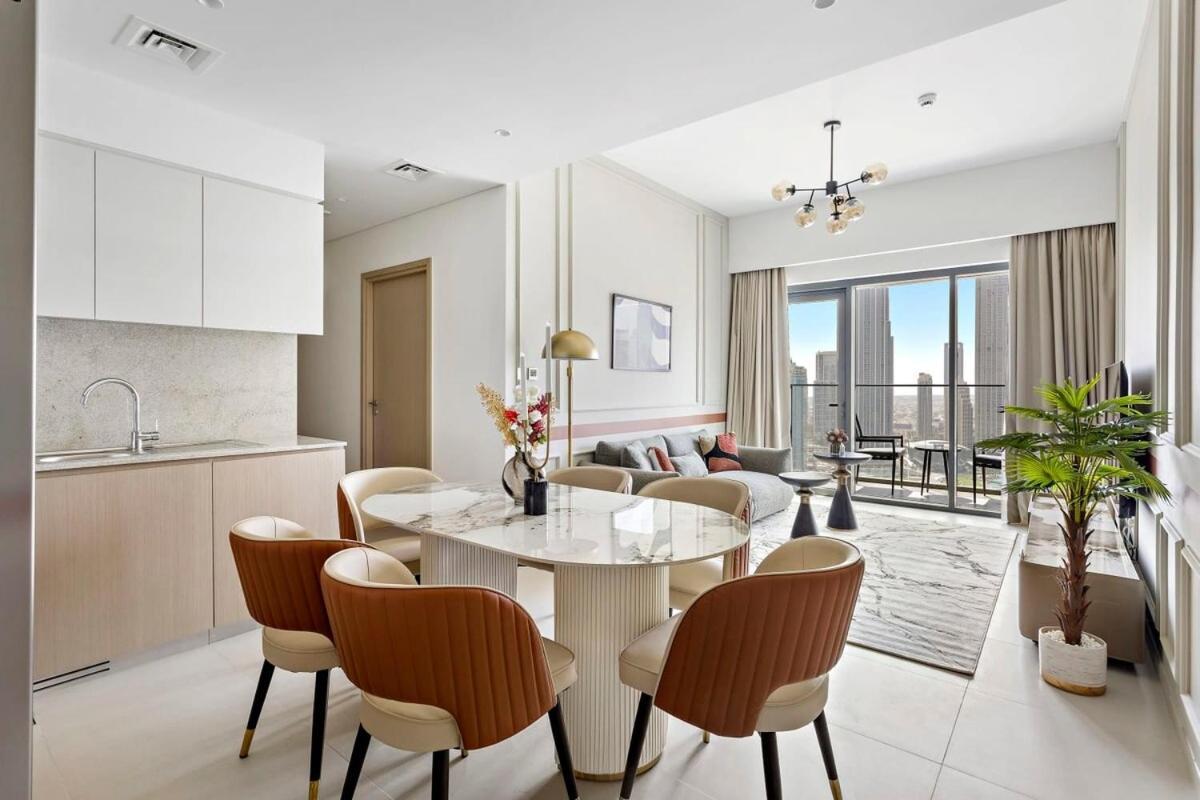 Apartment Silkhaus Most Exclusive! Full Burj Khalifa & Fountains View *