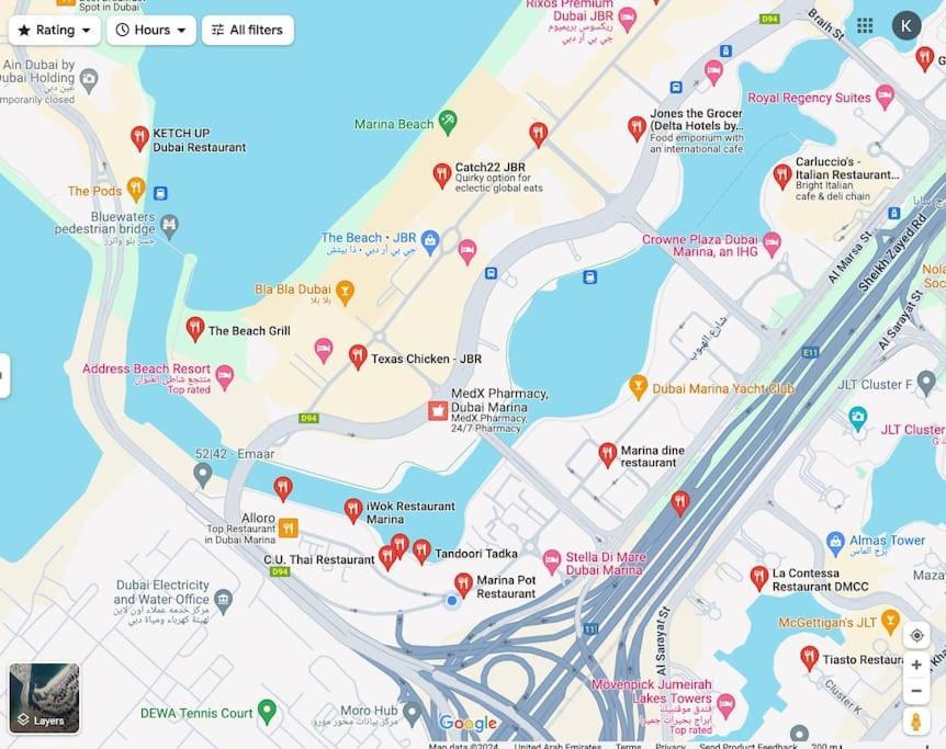 Apartment Lux Full Sea View 2br Near Jbr And Metro