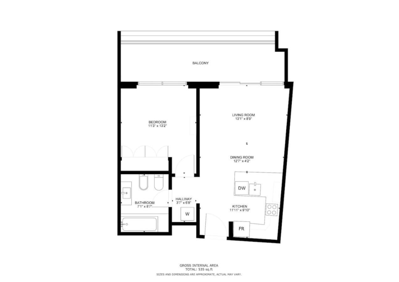 Apartment Damac Waves - Lovely One Bedroom Dubai