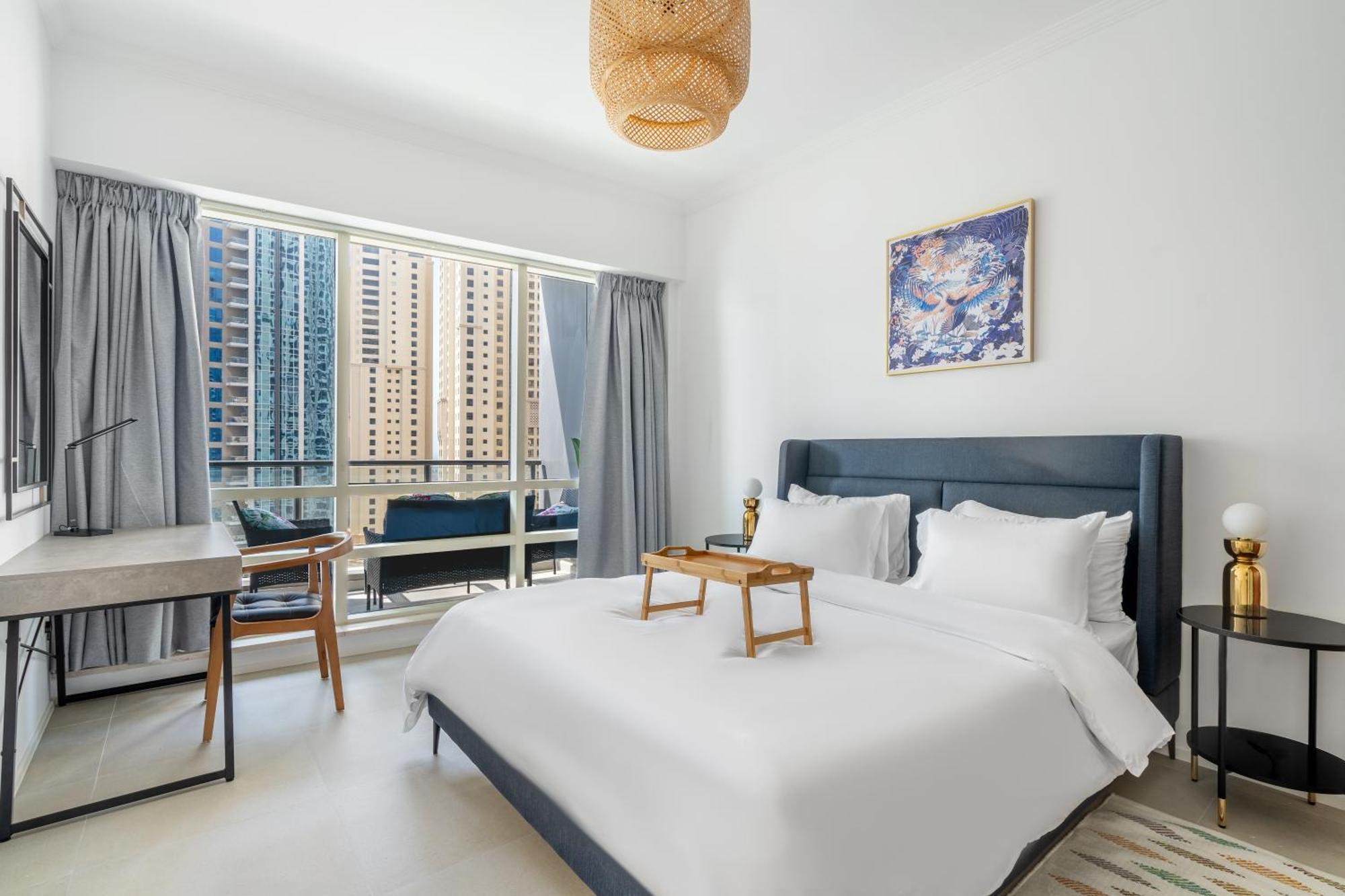 Spacious & Luxurious 1Br Apartment - Best Marina Views - 3Mn Walk To Tram, Jbr & Beach (Adults Only) * Dubai