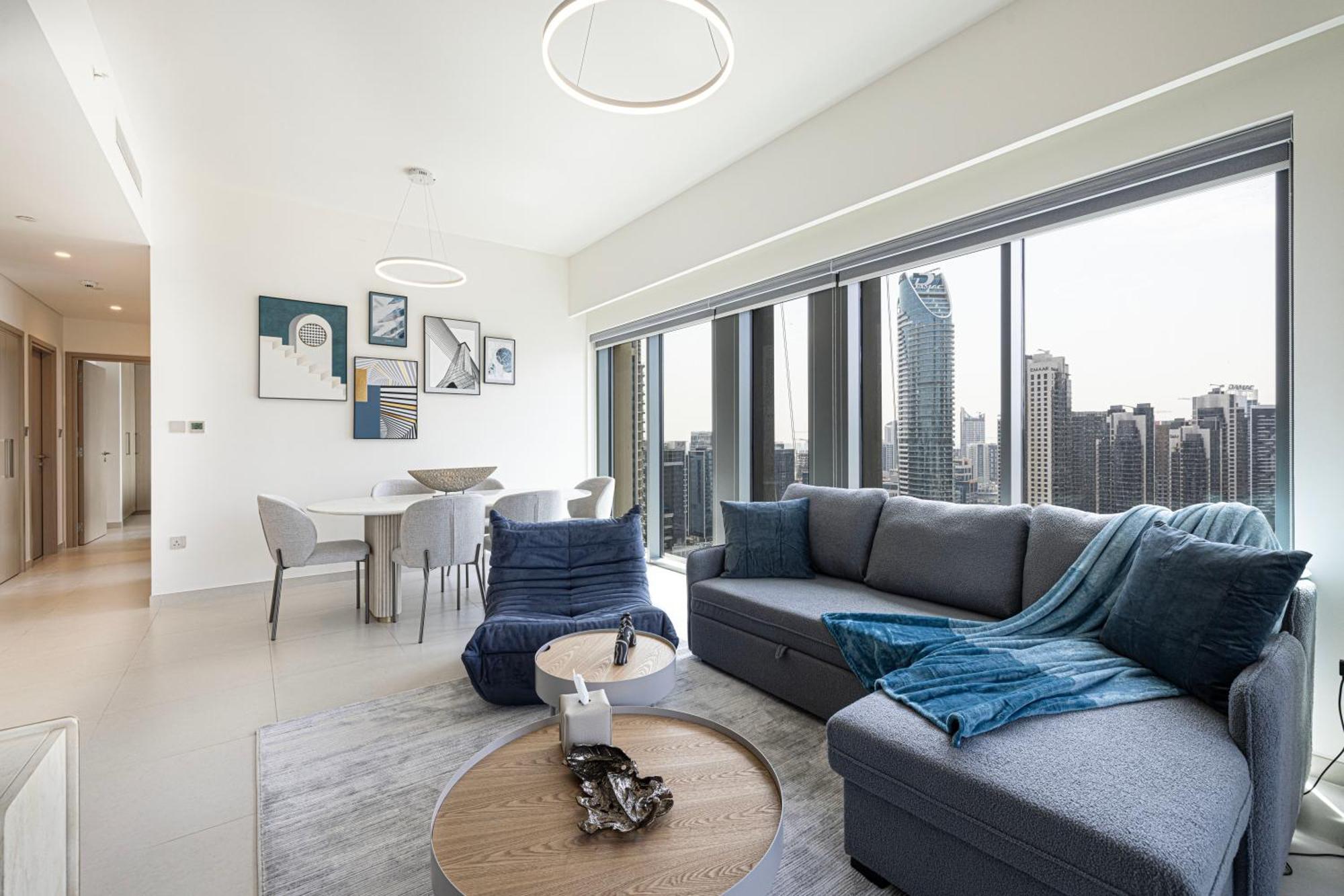 Smartstay At Burj Royale - Full Burj Khalifa View - Brand New Luxury Apartment *