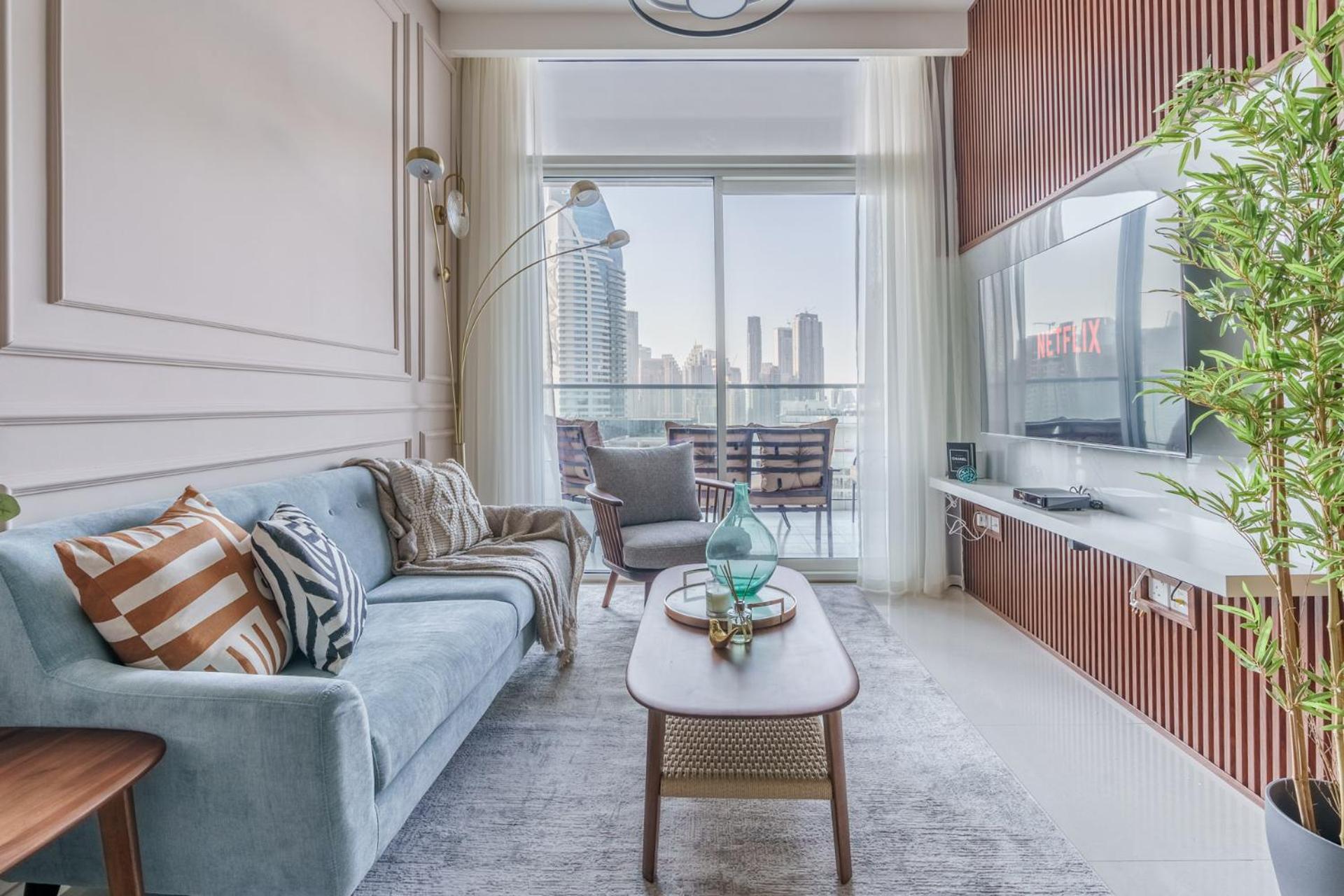 Deluxeliving At Vera Tower - Full Burj Khalifa View - Brand New Luxury Apartment
