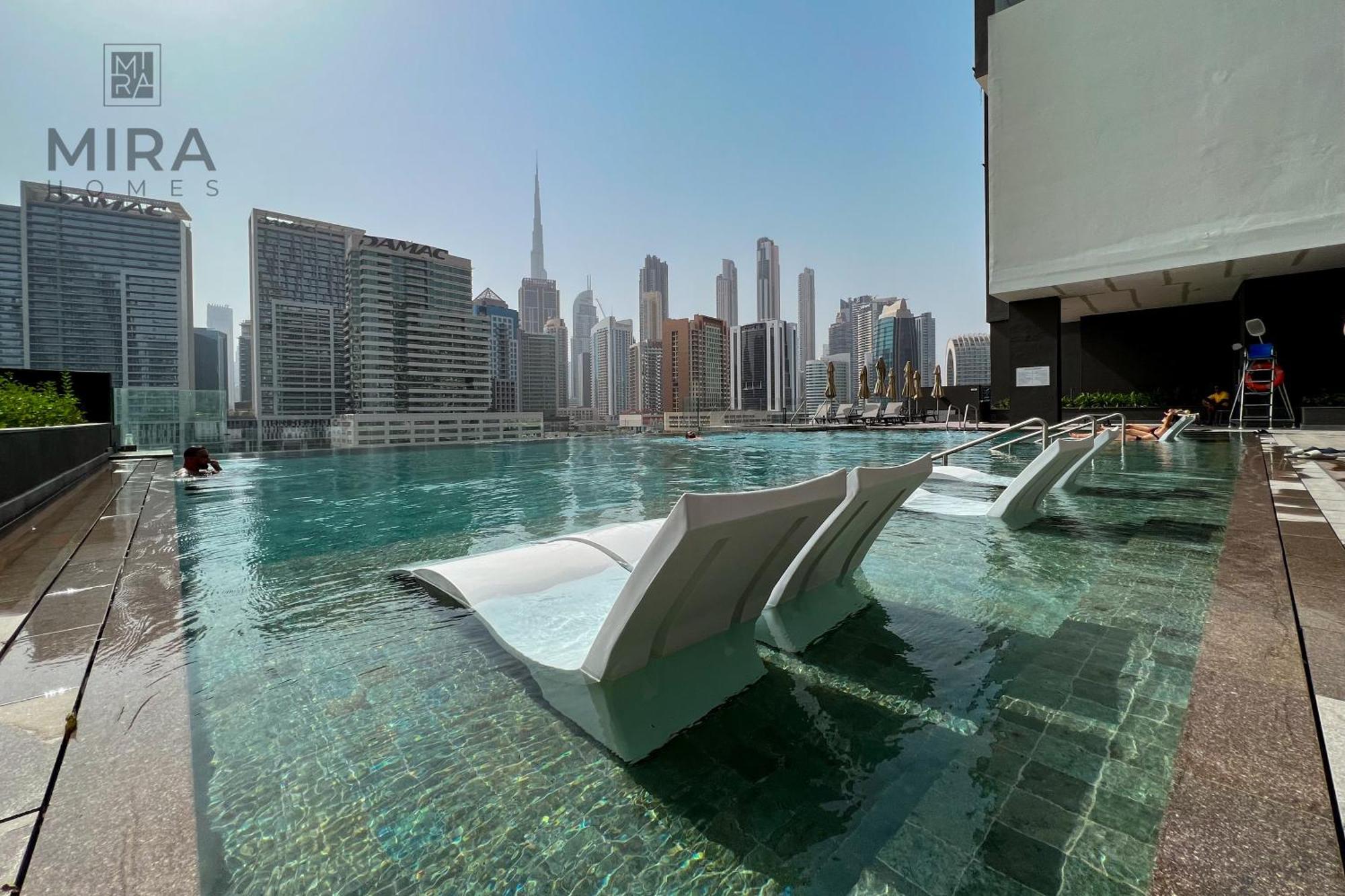 Mira Homes - Serviced 1 Bedroom In Business Bay * Dubai