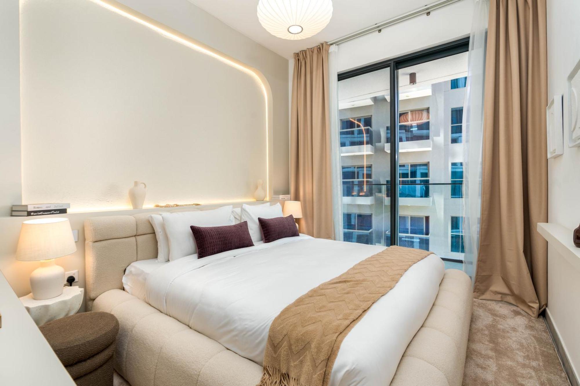 Chic & Modern Retreat In The Heart Of Jvc / Designer Choice / Sunset Views / Large Corner Balcony / New Building / 4 People Dubai
