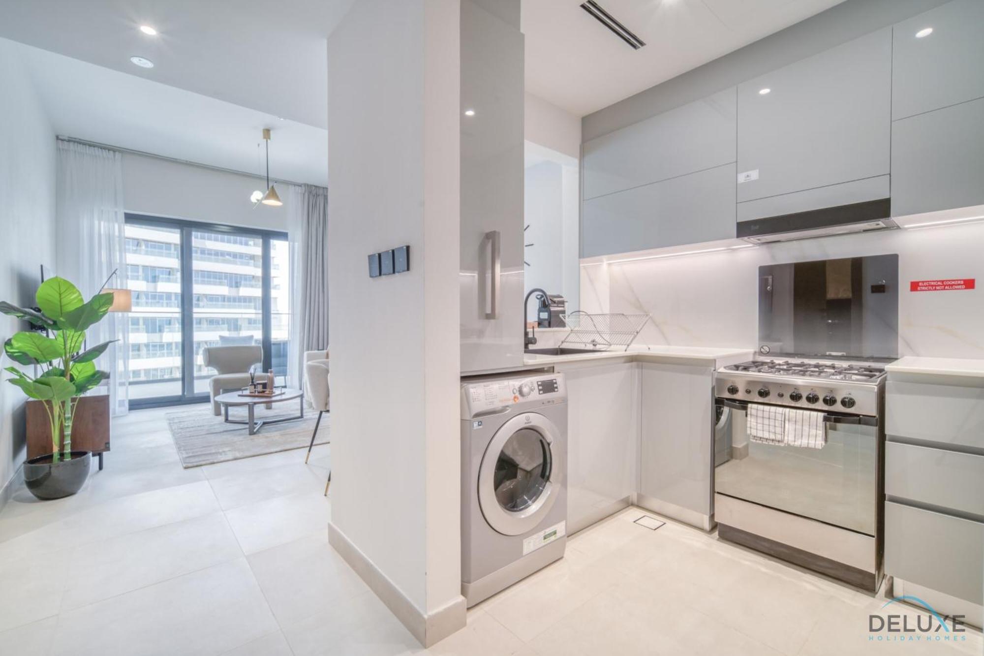 Refined 1br At Binghatti Creek Al Jadaf By Deluxe Homes