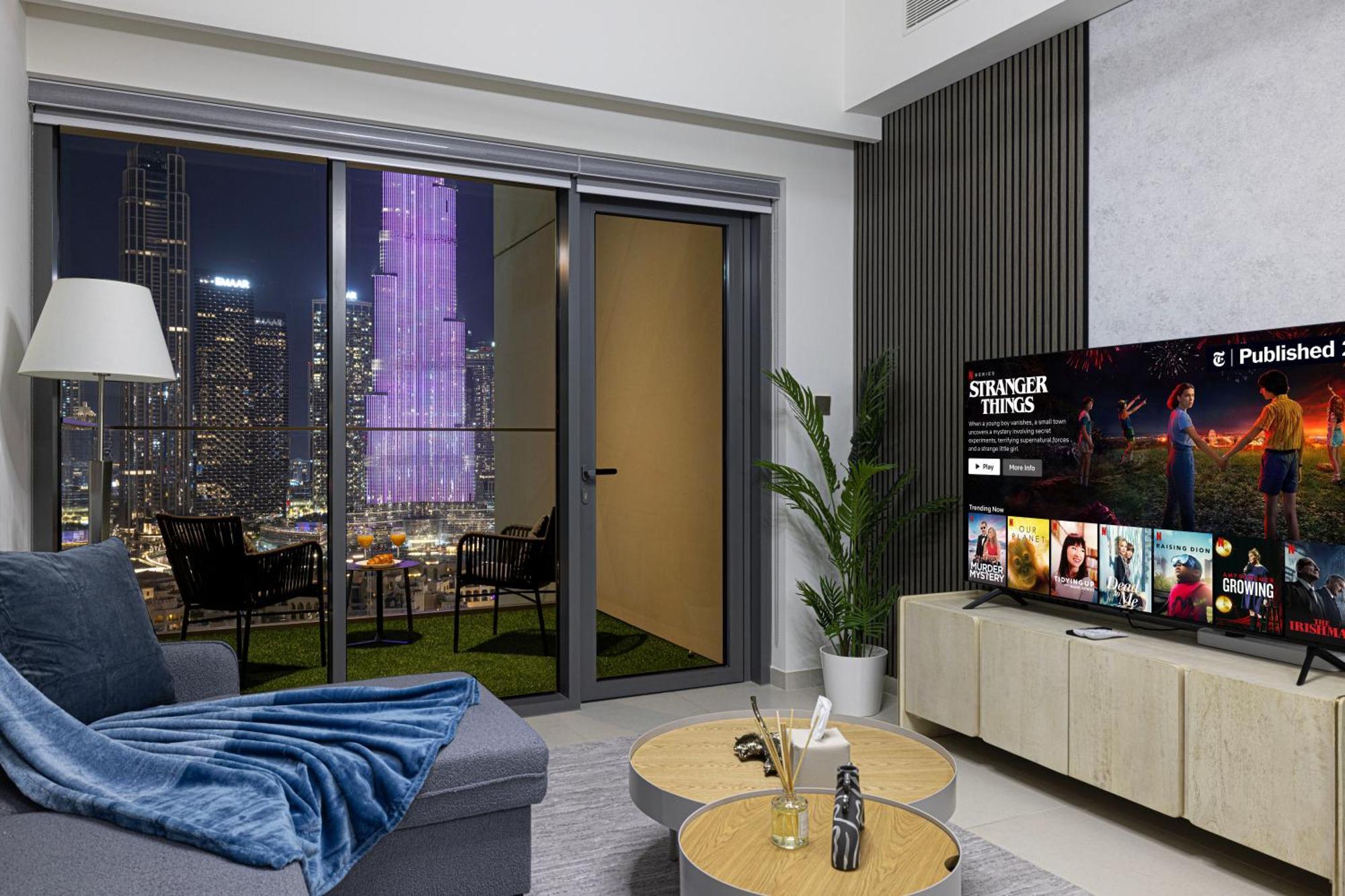 Apartment Smartstay At Burj Royale - Full Burj Khalifa View - Brand New Luxury *