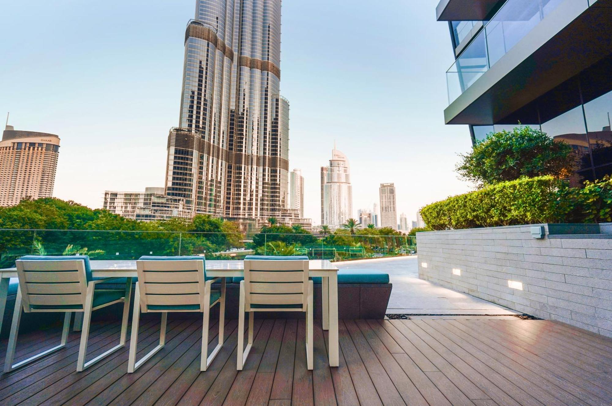 The Closest Building To Burj Khalifa With Fountain View In Address Opera