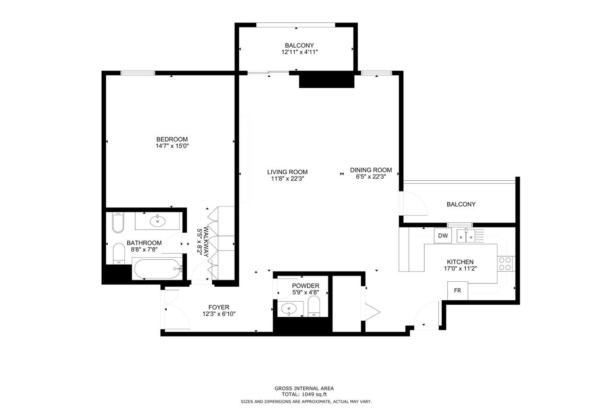 Shams 1 - Spacious One Bedroom Near Jbr Dubai