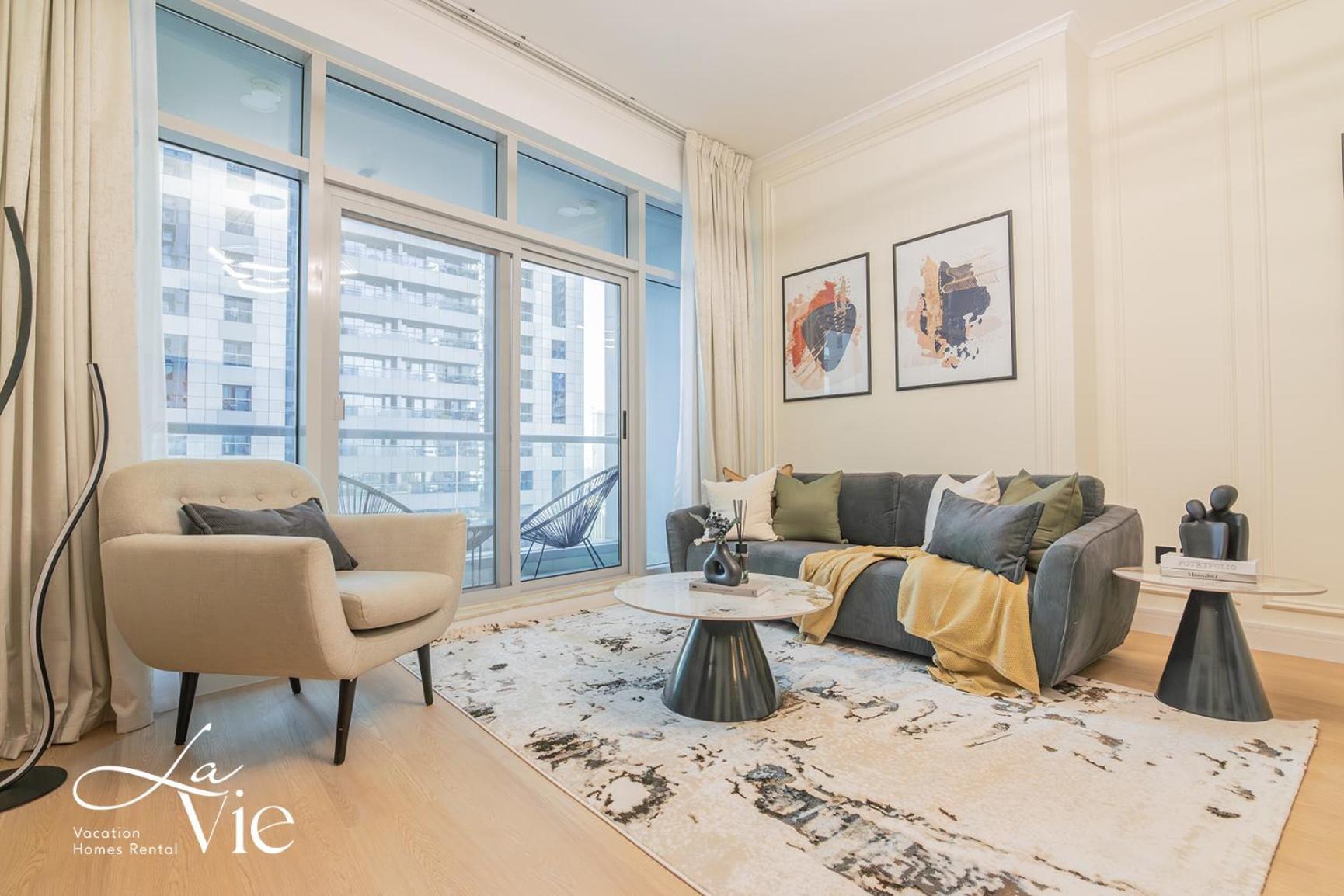 Chic 1 Bed In Marina Newly Furnished,modern Luxury *