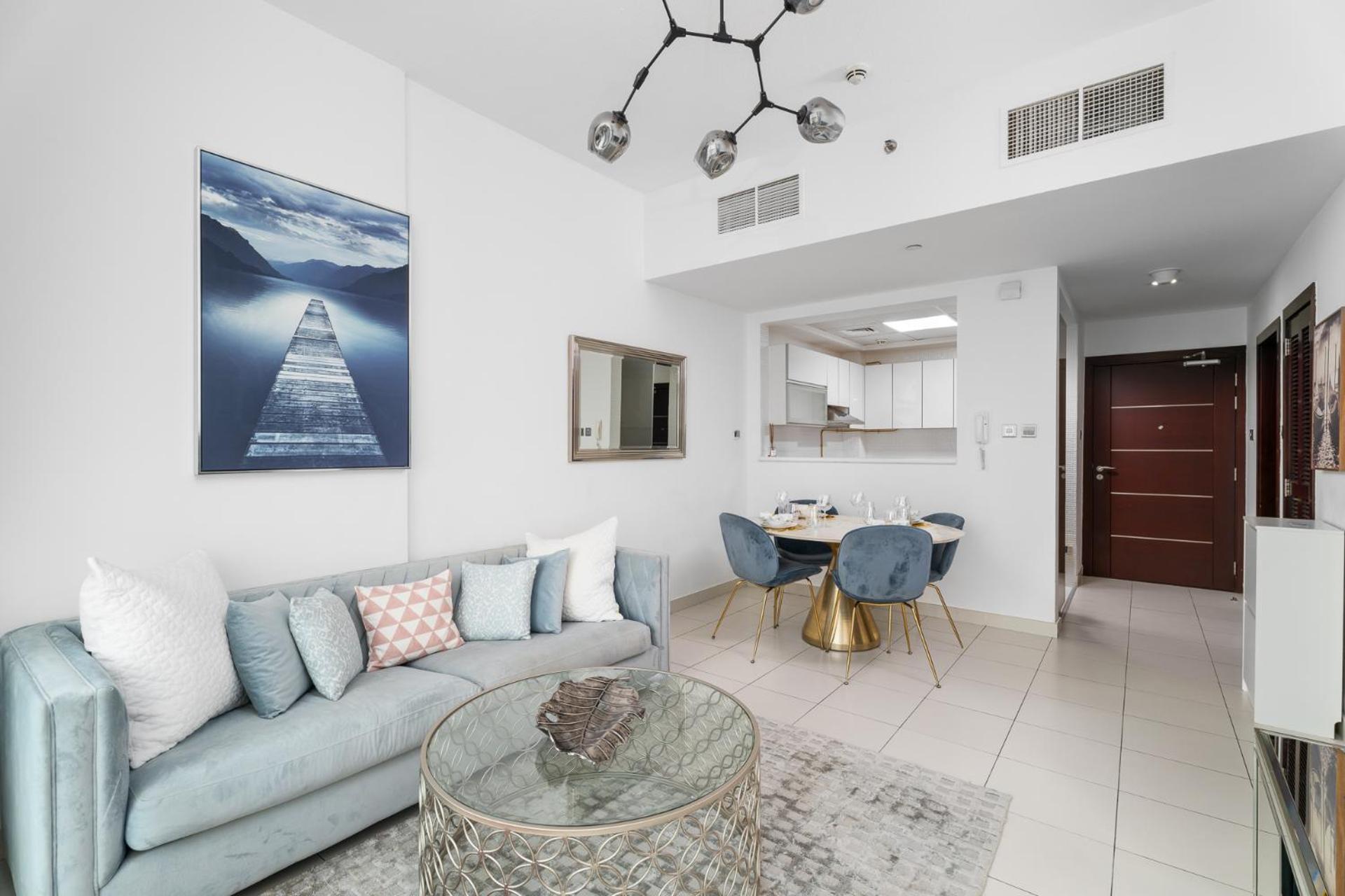 Nasma Luxury - Sleek Haven 1br In Dubai's Glitz 3 * Dubai
