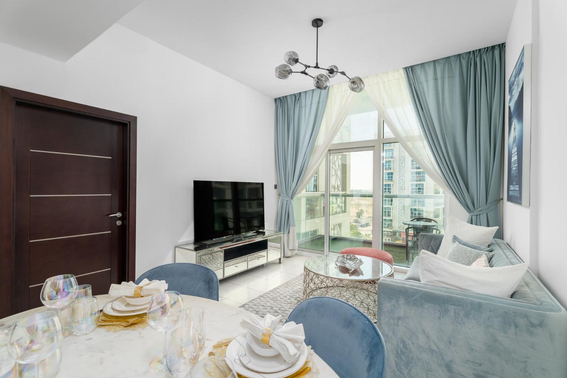 Nasma Luxury - Sleek Haven 1br In Dubai's Glitz 3 Dubai