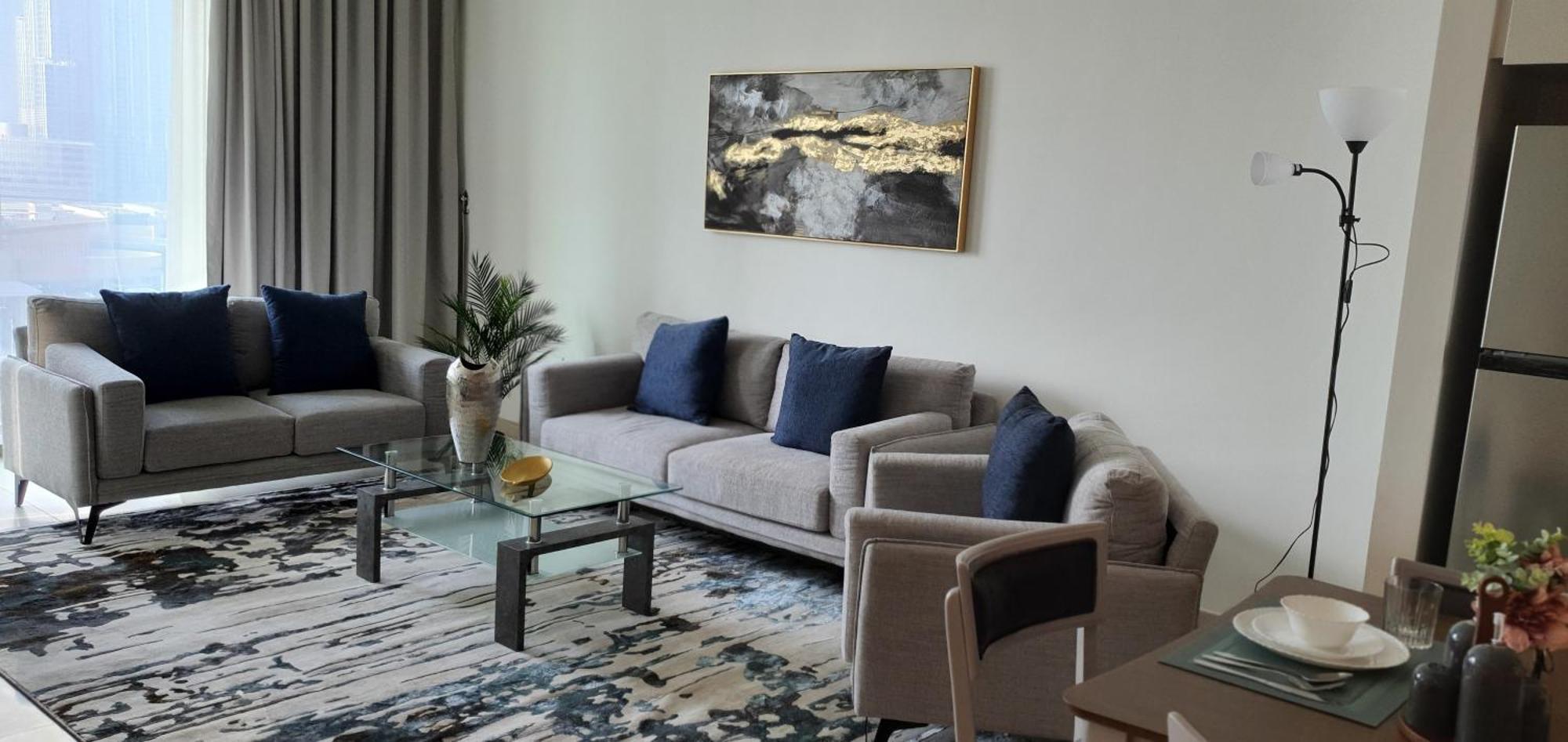 Svizona Premium 2bhk, Burj Khalifa View, Downtown Apartment