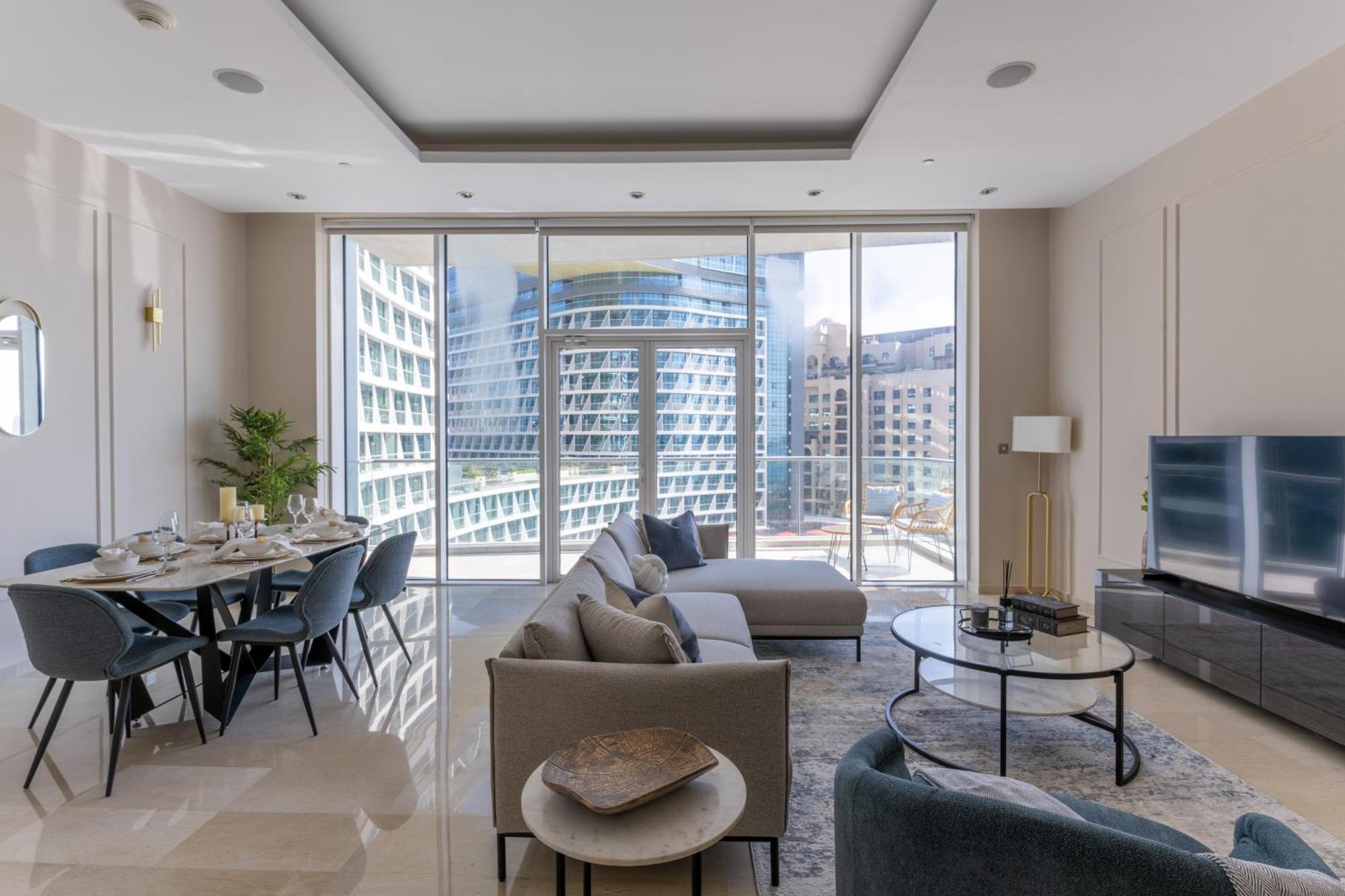 Apartment Oceana Residences - Palm Jumeirah - 3Br - Sea View - Beach Access Dubai