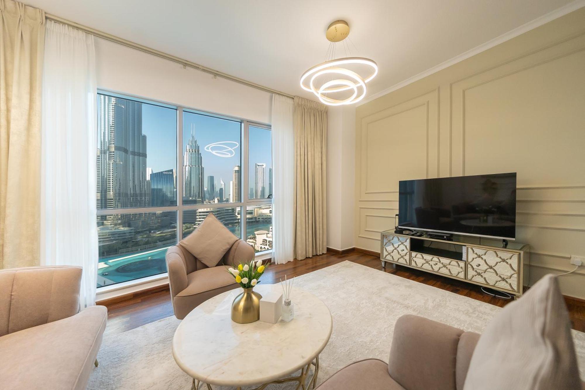 Exquisite Retreat 3br Full Burj Khalifa & Fountain View - 18ab02 Apartment *