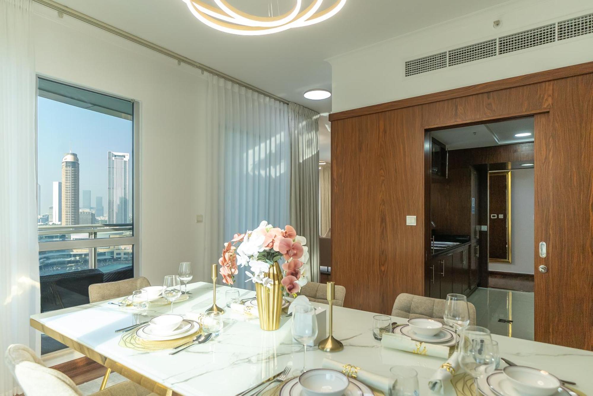 Apartment Exquisite Retreat 3br Full Burj Khalifa & Fountain View - 18ab02 Dubai