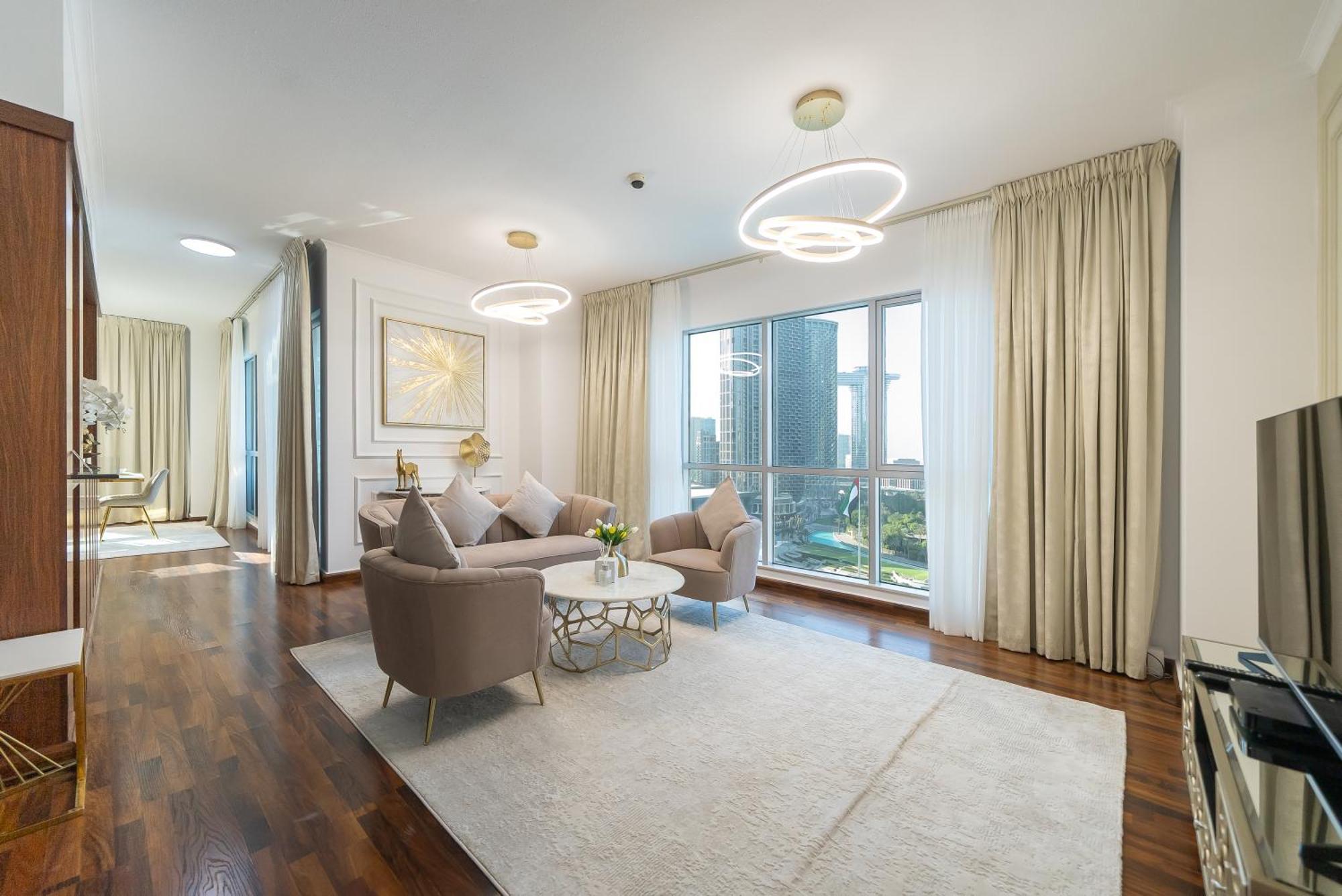 Apartment Exquisite Retreat 3br Full Burj Khalifa & Fountain View - 18ab02
