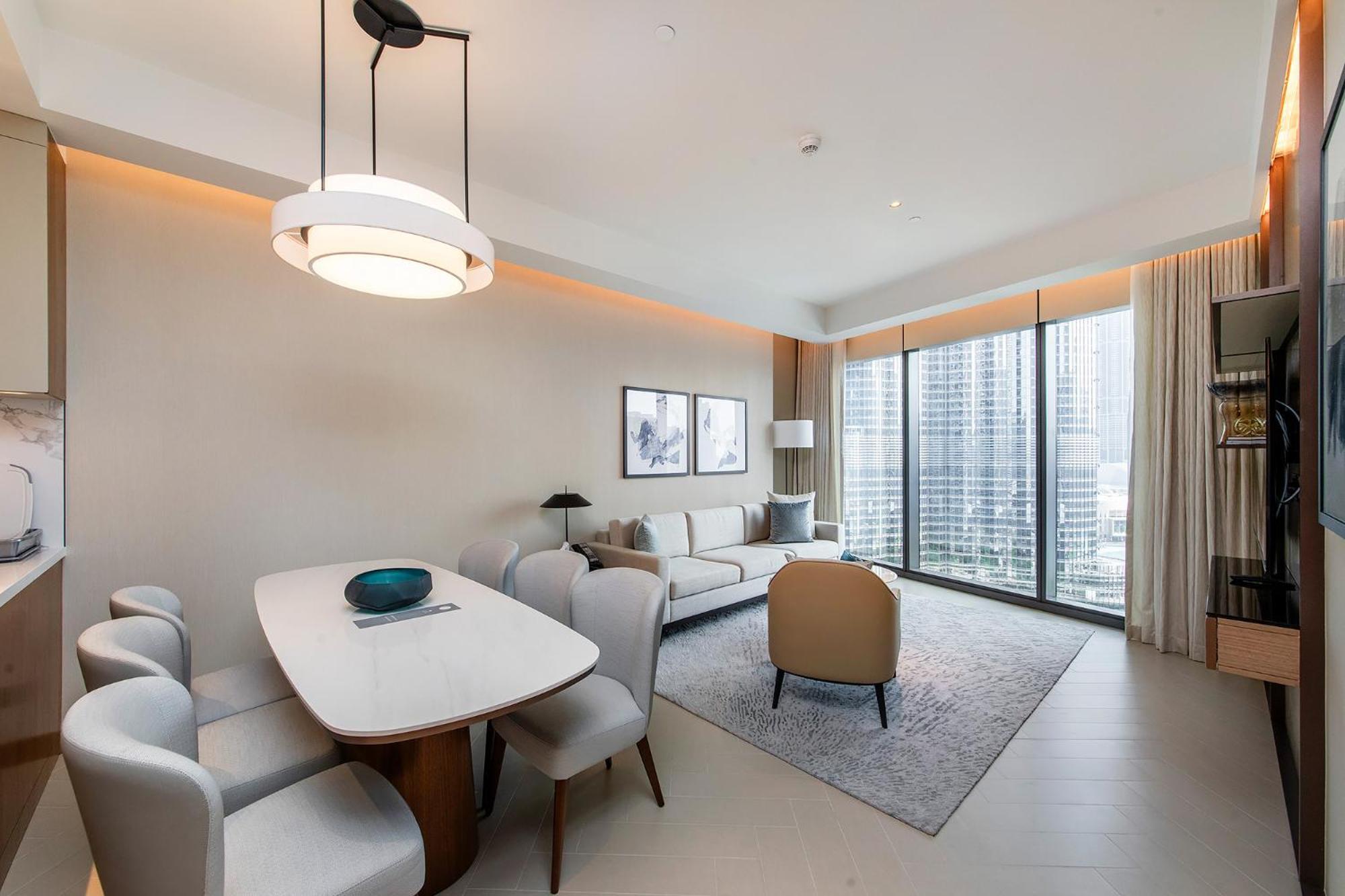 Apartment Deluxe 2br With Full Burj Khalifa And Fountain View *