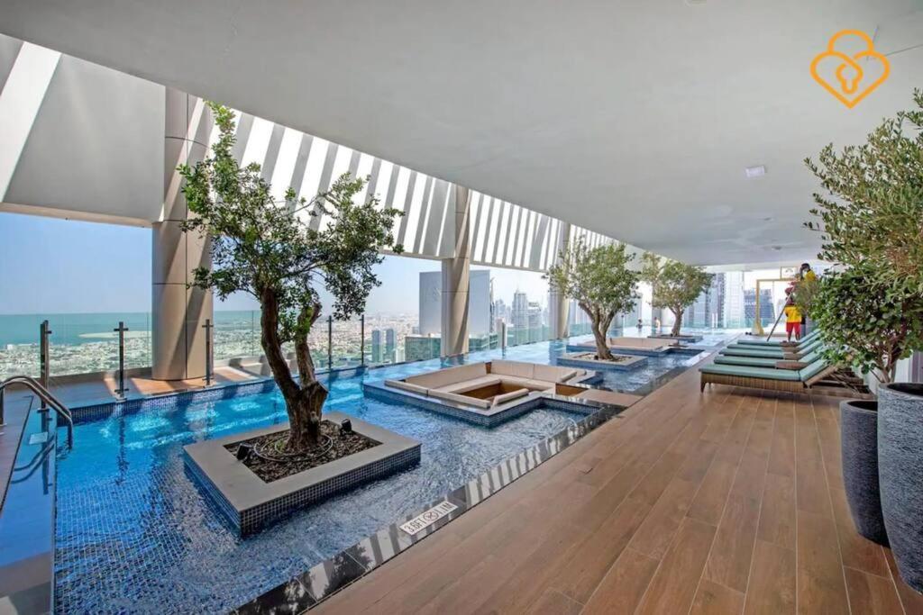 Keysplease 2 B/r With Burj Views Paramount Midtown, Minutes To Mall *